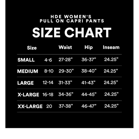 New HDE Capri Pull On Slimming Pants Khaki Women’s - Picture 5 of 9